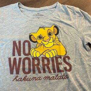 Vintage Disney LION KING t shirt size med